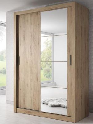 Denmark Small Sliderobe 1.2m - Shetland Oak
