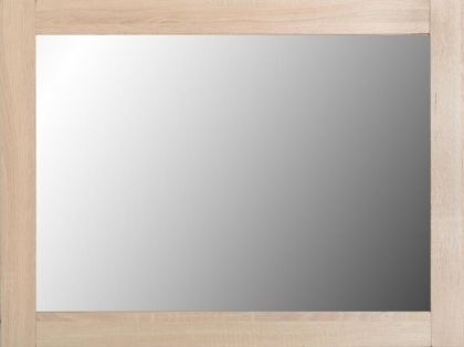 Lisbon Mirror in Light Oak Effect Veneer