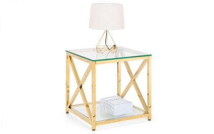 Miami Lamp Table - Gold