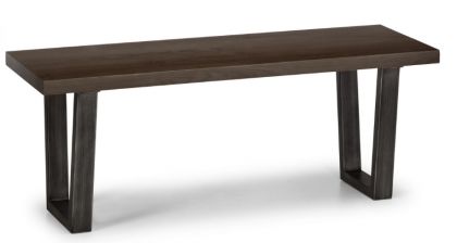 Brooklyn Bench - Dark Oak