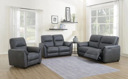 Jordi 2.5P+2P+1P Recliner - Dark Grey