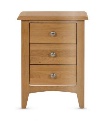 Kilkenny 3 Drawer Bedside - Oak