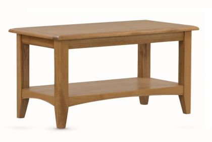 Kilkenny Small Coffee Table w/ Shelf - Oak