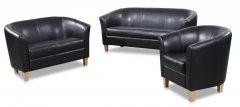 Claridon 2 Seater Sofa Pu - Brown