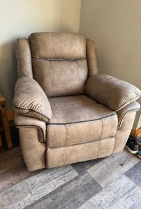 Luca Manual Recliner 1 Seater Brown